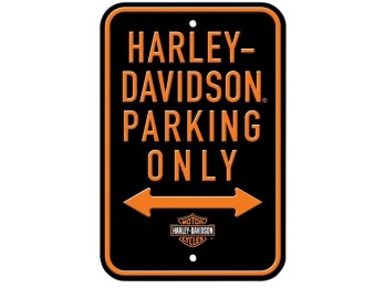 Harley-Davidson Blechschild "H-D Parking Only"