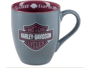 Tasse "H-D Enjoy the Ride Mug" Bar & Shield Grau