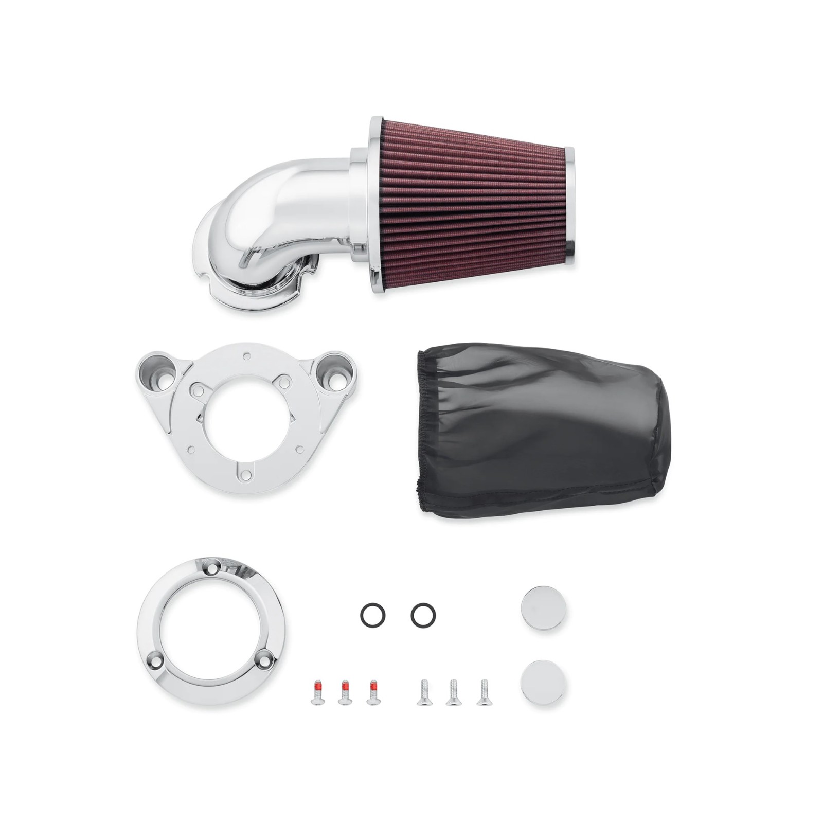 Screamin' Eagle LuftfilterKit Heavy Breather Performance, chrom