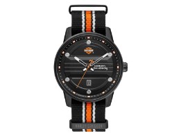 Herren Harley Davidson Bar & Shield Armbanduhr 