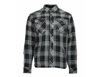 Bores Lumberjacket Hemd grau-schwarz-weiß