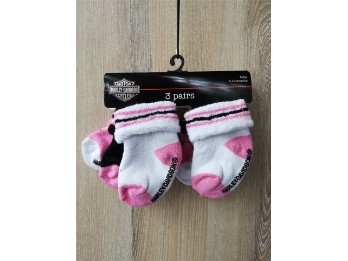 Core-S9AB163HD Girls Pack Socks 6/12 Monate