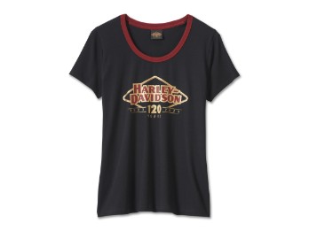 Tee-120TH Black Women Shirt