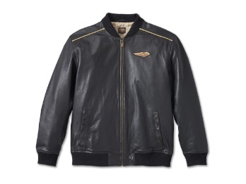 Leather Jacket-120TH Black