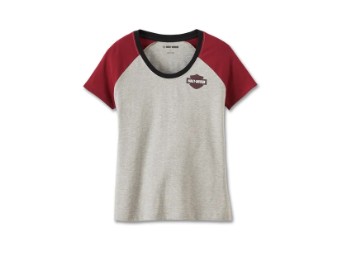 United Raglan T-Shirt für Damen - Colorblock