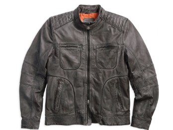 Washed Lambskin Herren Lederjacke Größe XXL