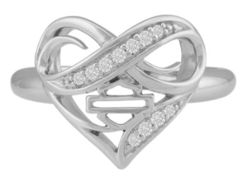 Infinity Thorn Heart Ring 