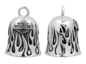 Ride Bells Silver Flames Ride Bell
