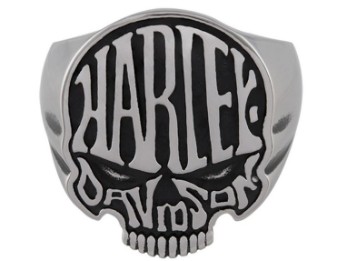 Calavera Stainless Steel Skull Ring Größe 11