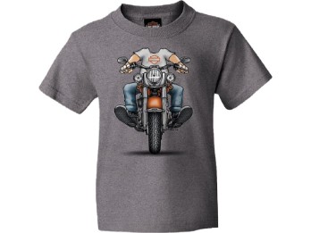 Kind -Shirt w Backprin Pass Little Rider Toddler T HG