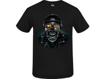 Herren T-Shirt w Backprint R004271 schwarz