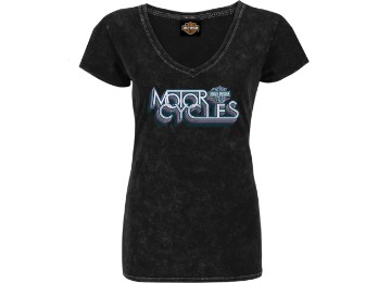Repeat Lady V-Neck with Backprint