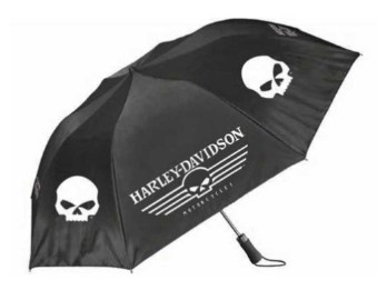 Umbrella, Skull, Black&White