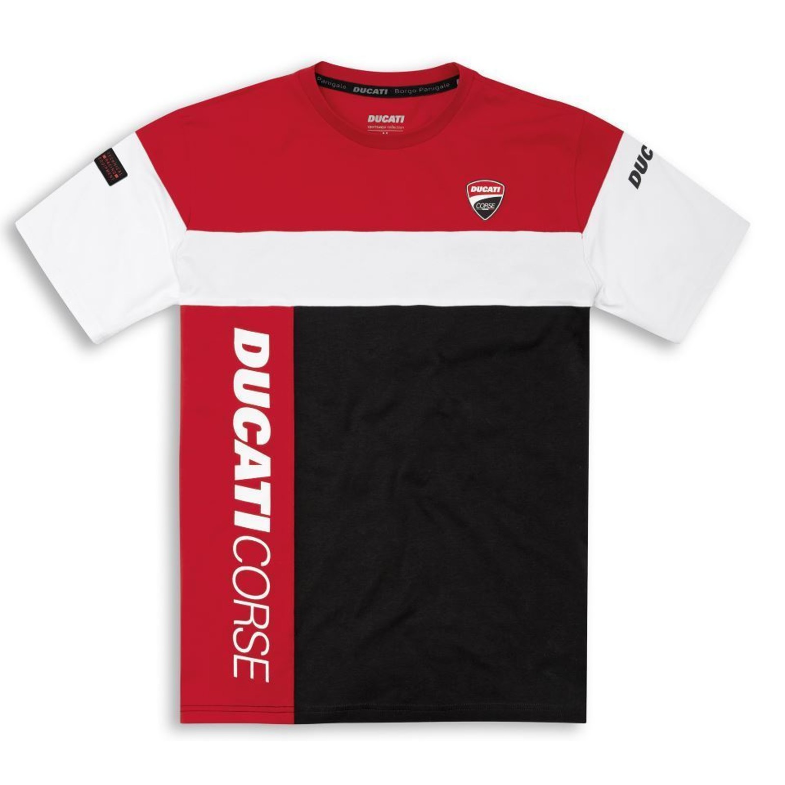 DUCATI Ducatiana II Polo T-Shirt kurzarm schwarz NEU !! 
