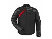 Logo C1 Kurzjacke aus Leder und Gewebe