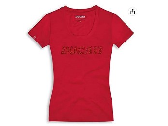 Tshirt Ducatiana 2.0 Lady Red