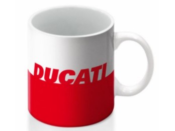 Tasse Ducati rot & weiß