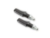 HIGHSIDER smart Shorty-Fin LED 3in1 Blinker-Rücklicht Kombination Schwarz/Rauchgrau (Paar)