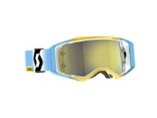 SCOTT Prospect 6DAYS Argentina 2023 Motocross & Enduro Brille – Blau/Weiß/Gelb mit gelb verspiegeltem Glas