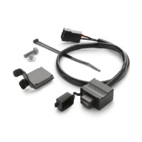 KTM USB-Ladebuchse, schwarz, Ausgangsspannung 5 V/1.000 mA