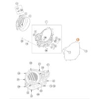 KTM Radial-Wellendichtring 14x24x6 in Silber