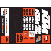 KTM Corporate Aufkleberbogen