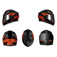 KTM Vector 2 Carbon Motorrad Helm