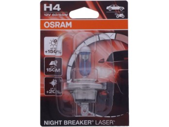 Osram Lampe H4 12V60/55W 1BLI Night Breaker Laser