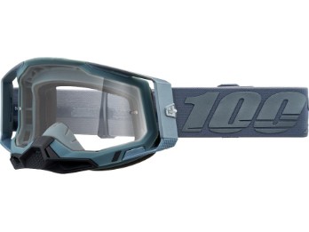 100% Racecraft 2 Battleship Motocross Brille klar