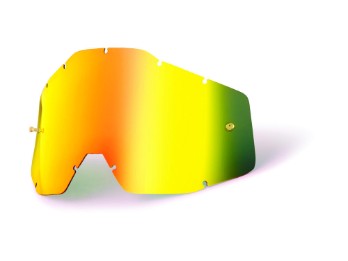 100% Racecraft/Accuri Brillenglas Gold verspiegelt