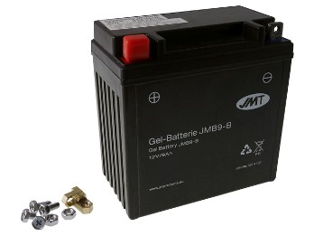 JMT YB9-B Gel Motorradbatterie 