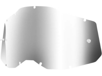 100% Ersatzglas Accuri 2, Racecraft 2 & Strata 2 Silber verspiegelt