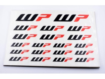 WP Logo Aufkleberbogen
