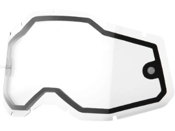 100% Ersatzglas Accuri 2, Racecraft 2 & Strata 2 Klar, Doppelglas