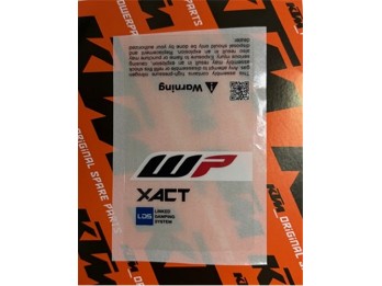 WP XACT Stoßdämpfer-Aufkleber 
