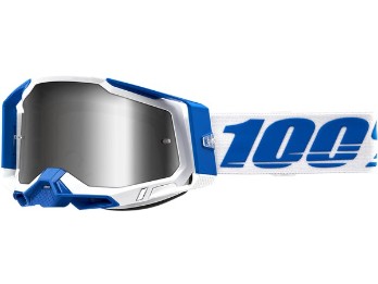 100% Racecraft 2 Brille weiß / blau