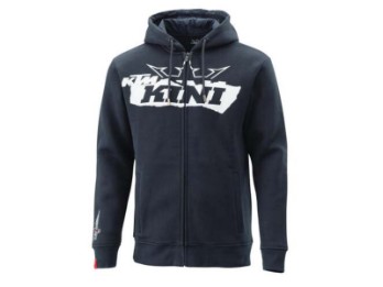 KTM Kini Ripped Logo Zip Hoodie