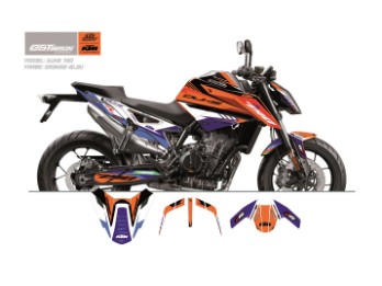 KTM GST Berlin Dekor 790-890 Duke / R orange-blau