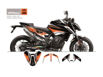 KTM GST Berlin Dekor 790-890 Duke / R orange-weiß-grau