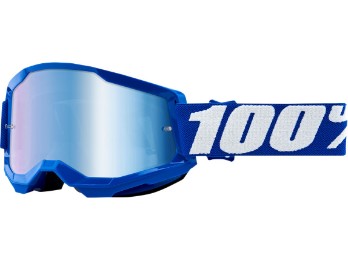 100% Strata 2 Brille blau verspiegelt