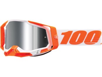100% Racecraft 2 Brille orange / weiß
