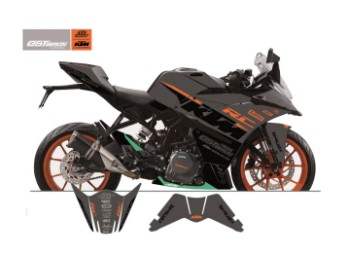 KTM GST Berlin Dekor RC 125-390 dunkelgrau-schwarz