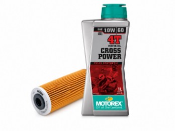 Ölwechsel-Set mit Öl und Ölfilter für KTM 250–500 / Husqvarna 250–501 / GASGAS 