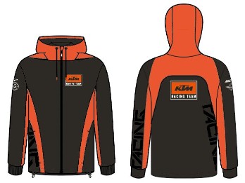 KTM Team Zip Hoodie im Racing Design