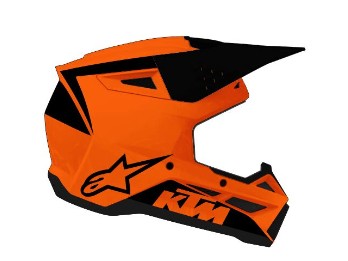 KTM S-M 3 ECE + DOT Kinder Motocross & Enduro Helm