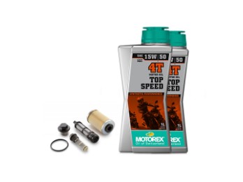 Ölwechsel-Set mit Öl und Ölfilterkit 390 Adventure/Duke/RC~401 Vitpilen/Svartpilen