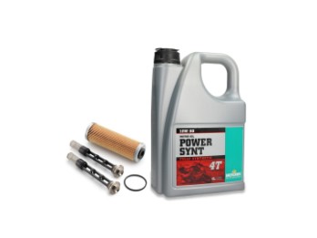 Ölwechsel-Set mit Öl und Ölfilter für 2-Zylinder Motorräder