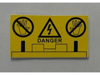 Sicherheitsaufkleber ''Danger''