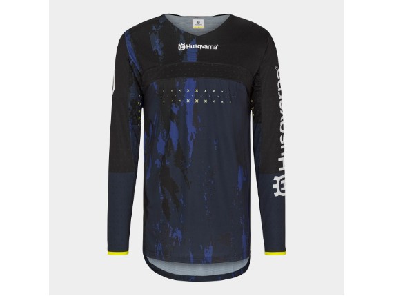 198630_3HS25001040X_RAILED JERSEY BLK BLUE_FRONT 1