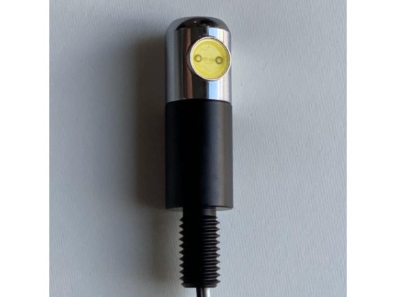 HS MotoParts KZB-Verlängerung Byte aus schwarzem Stahl mit 20 mm Verlängerung und M6-Innengewinde auf M8-Außengewinde verbaut. 